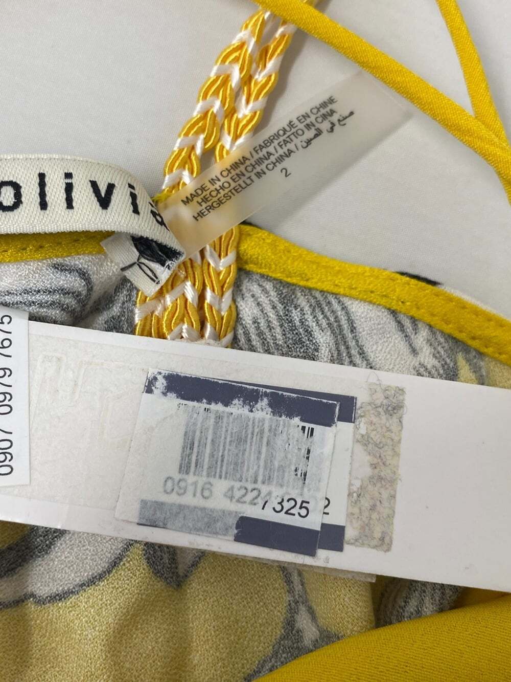Alice + Olivia Kiro Blooming Wild Golden Hour Yellow Midi Dress 2 NWT $550 - Picture 11 of 13